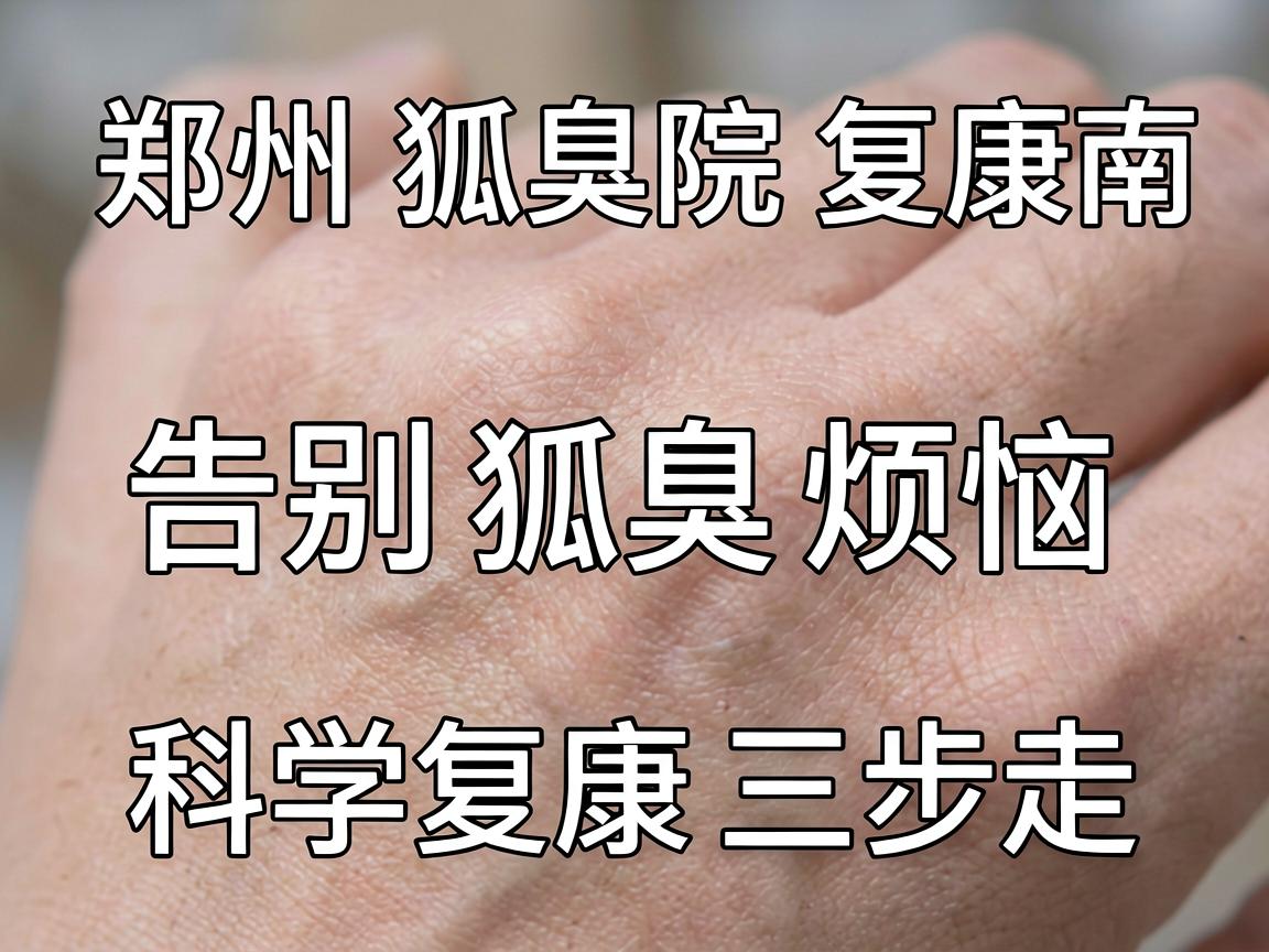 郑州狐臭医院复康指南，告别狐臭烦恼，科学复康三步走