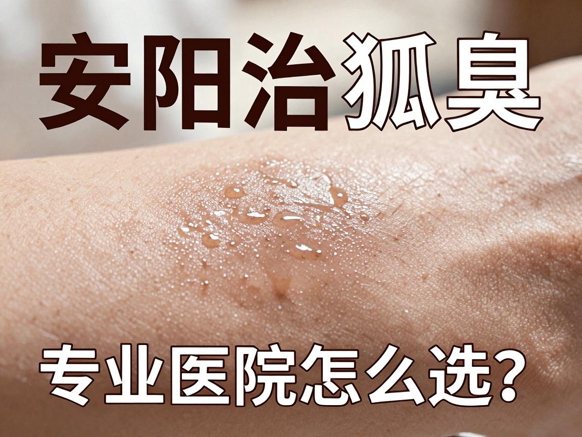 安阳治狐臭，专业医院怎么选？安阳狐臭治疗干货来了