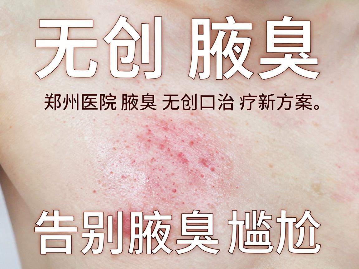 无创口治腋臭，郑州医院腋臭无创口治疗新方案，告别腋臭尴尬
