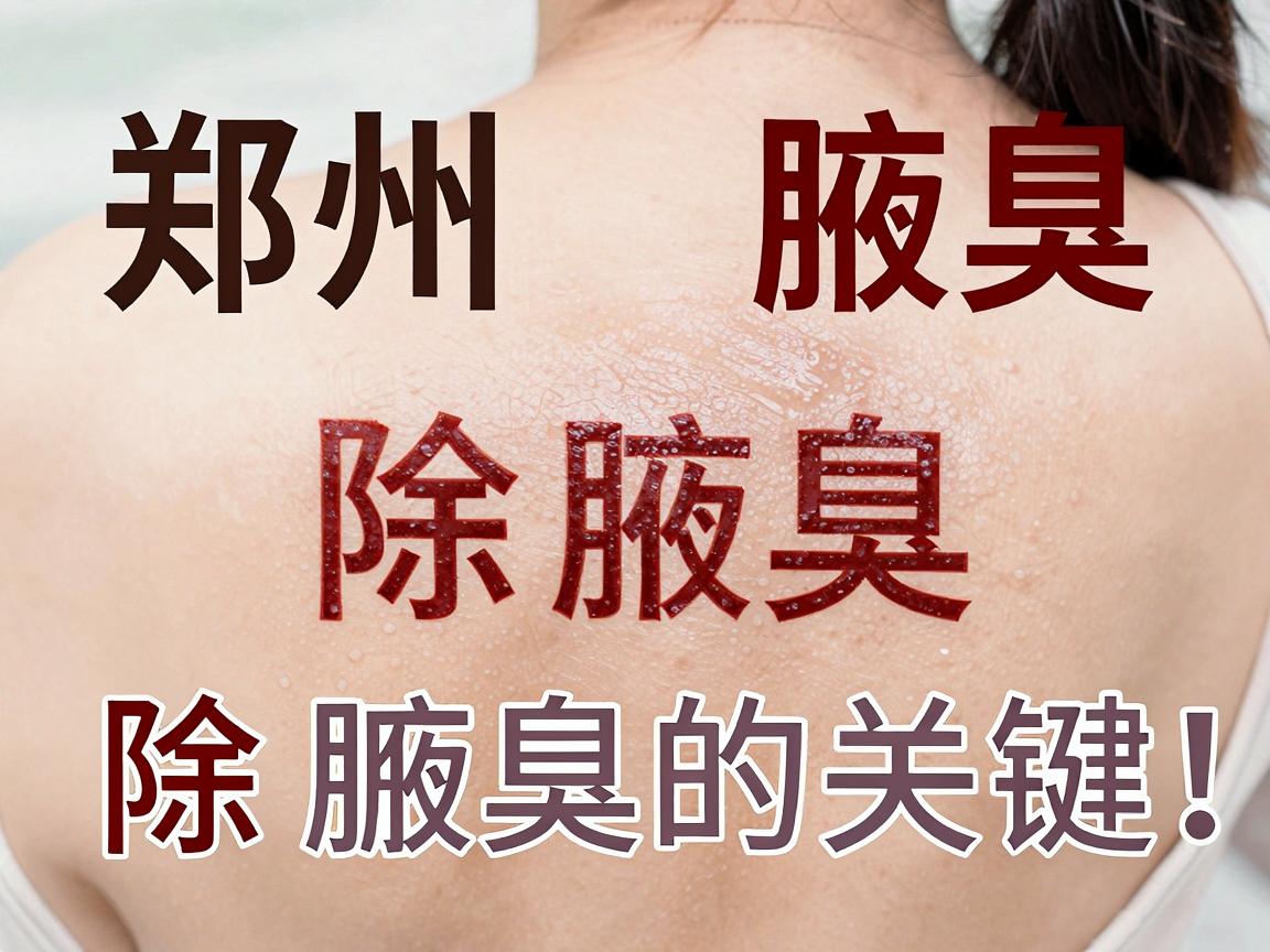 郑州除腋臭，选对医院是除腋臭的关键，专业除腋臭医院深度解析