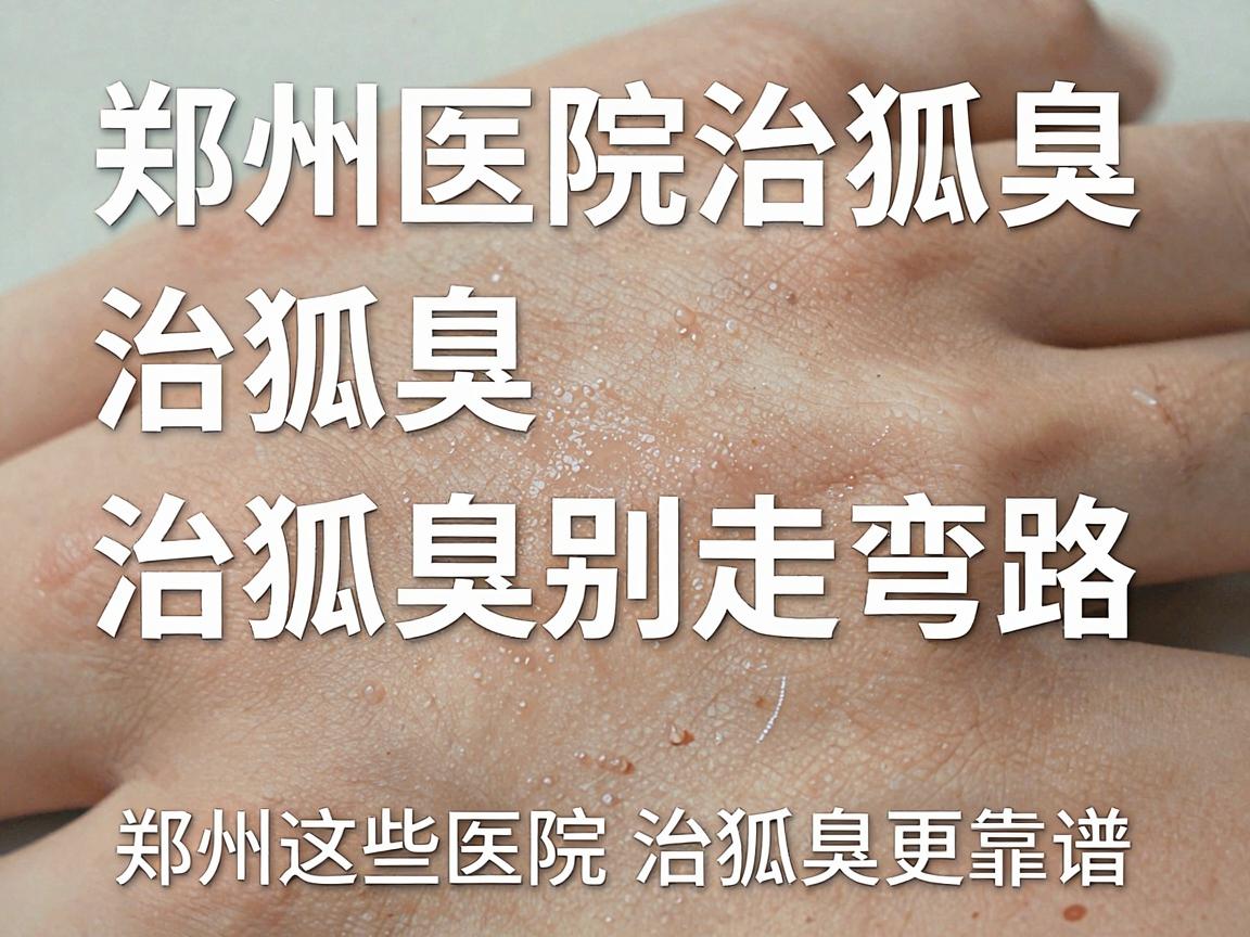 郑州医院治狐臭，治狐臭别走弯路，郑州这些医院治狐臭更靠谱