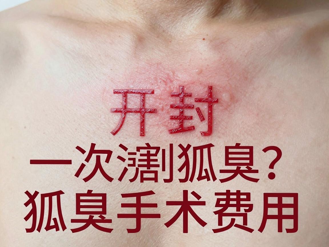 开封割狐臭多少钱？一次说清狐臭手术费用，别再为割狐臭多少钱纠结了