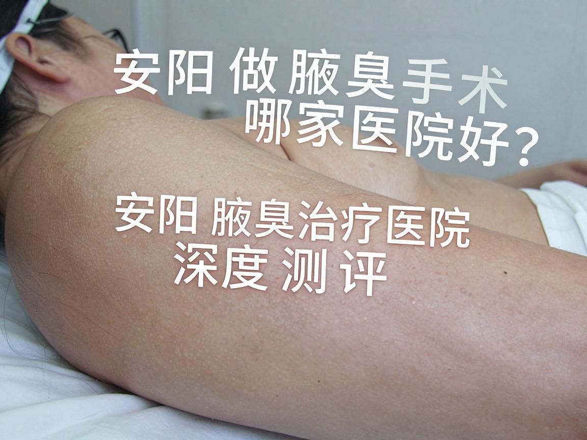 安阳做腋臭手术哪家医院好？安阳腋臭治疗医院深度测评