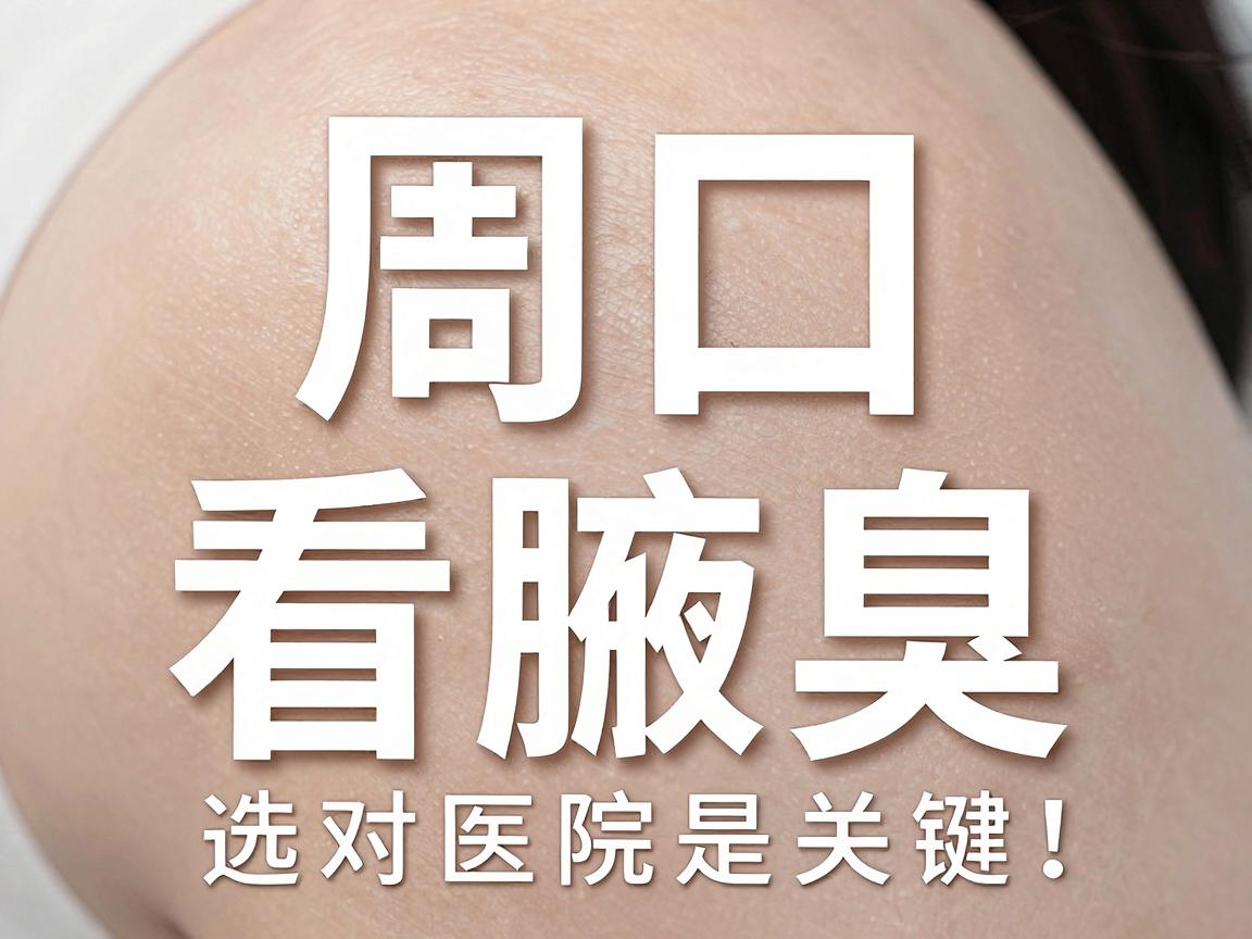 周口看腋臭，选对医院是关键！周口腋臭治疗医院怎么挑？