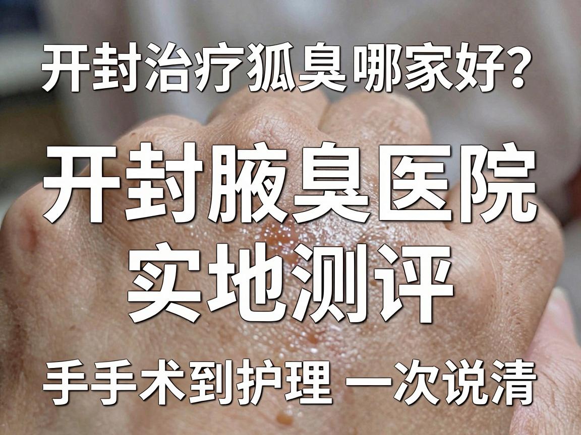 开封治疗狐臭哪家好？开封腋臭医院实地测评，从手术到护理一次说清