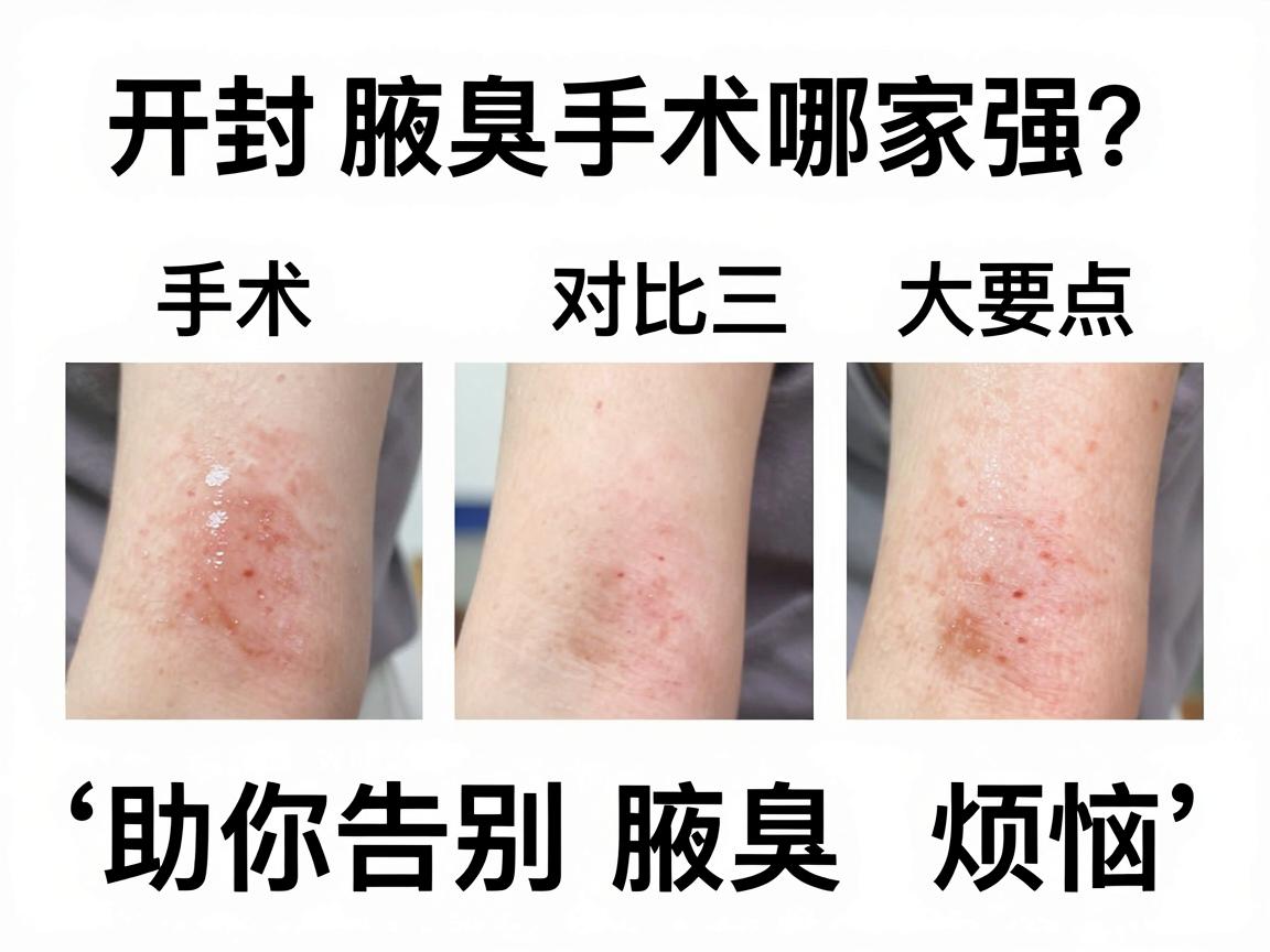 开封腋臭手术哪家强？手术对比三大要点，助你告别腋臭烦恼