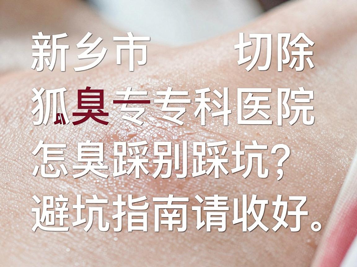 新乡市切除狐臭专科医院怎么选？切除狐臭别踩坑，这份切除狐臭避坑指南请收好