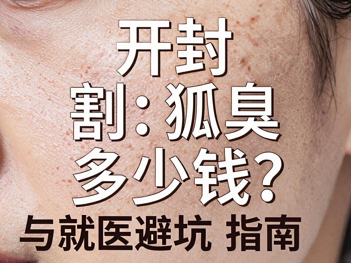 开封割狐臭多少钱？一文讲透狐臭手术费用与就医避坑指南
