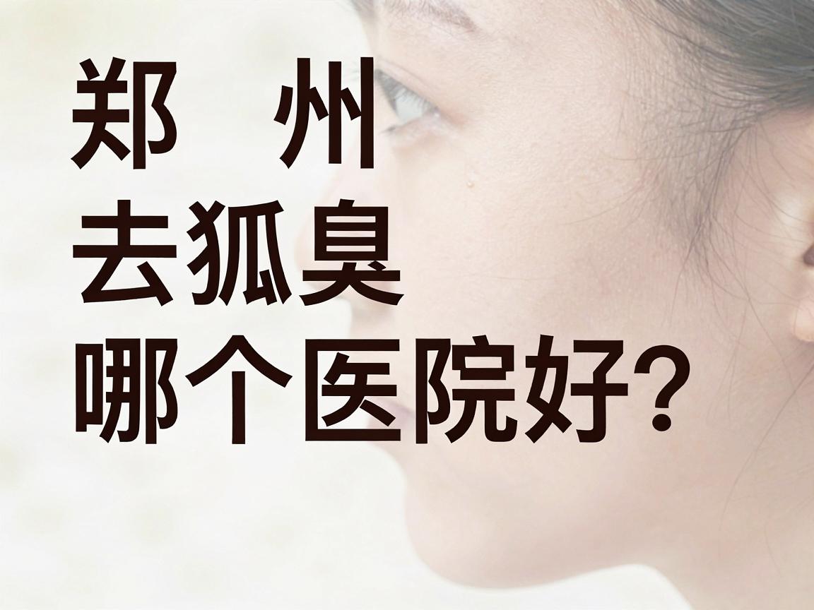 郑州去狐臭哪个医院好？专业解析去狐臭医院选择要点，助你告别异味困扰