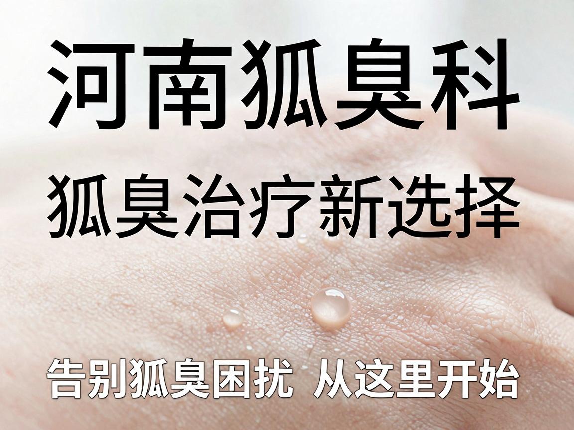 河南狐臭科，狐臭治疗新选择，告别狐臭困扰从这里开始