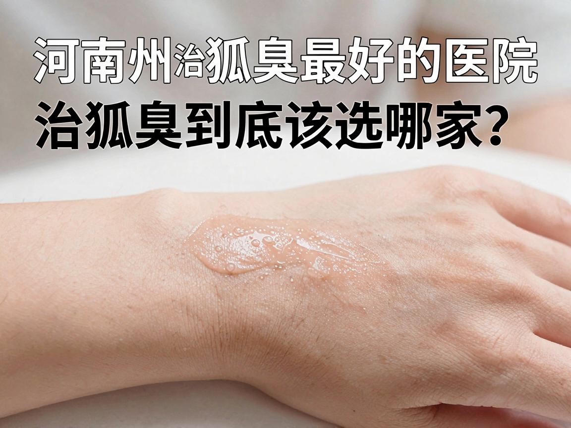 河南郑州治狐臭最好的医院，治狐臭到底该选哪家？这篇讲透