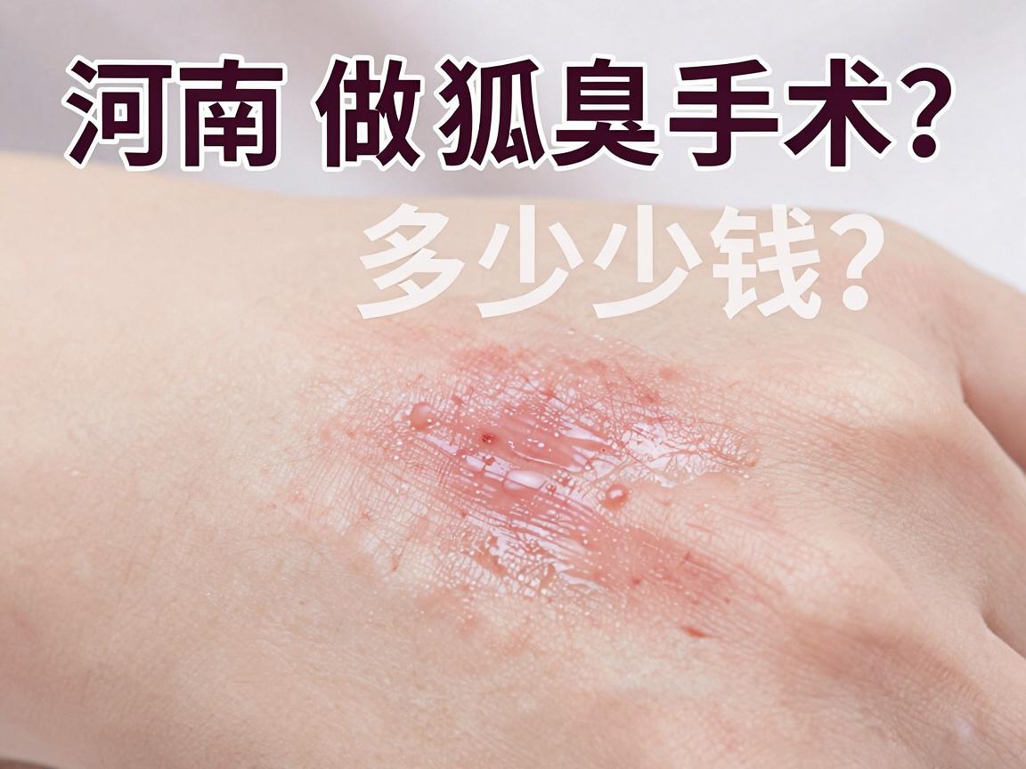 河南做狐臭手术多少钱？一次讲清狐臭治疗费用与选择逻辑