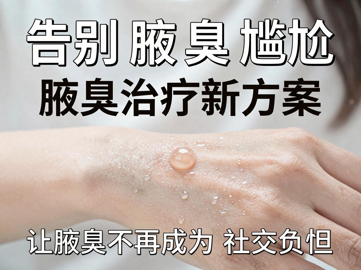 告别腋臭尴尬，腋臭治疗新方案，让腋臭不再成为社交负担