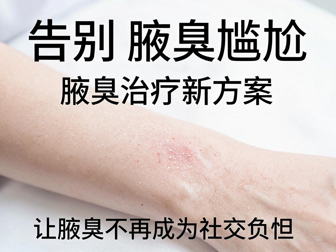 告别腋臭尴尬，腋臭治疗新方案，让腋臭不再成为社交负担