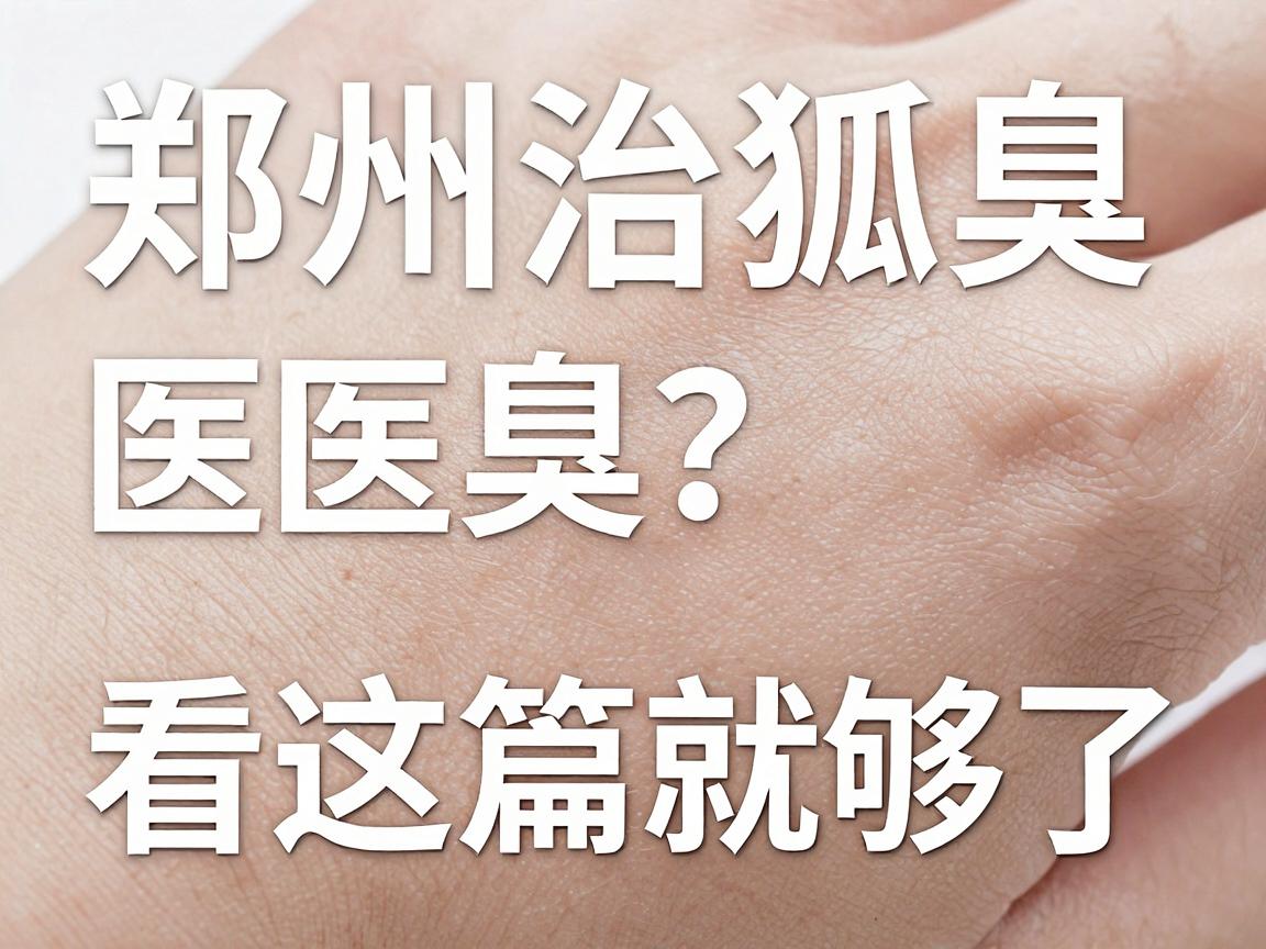郑州治狐臭医院怎么选？郑州专业治狐臭的医院看这篇就够了