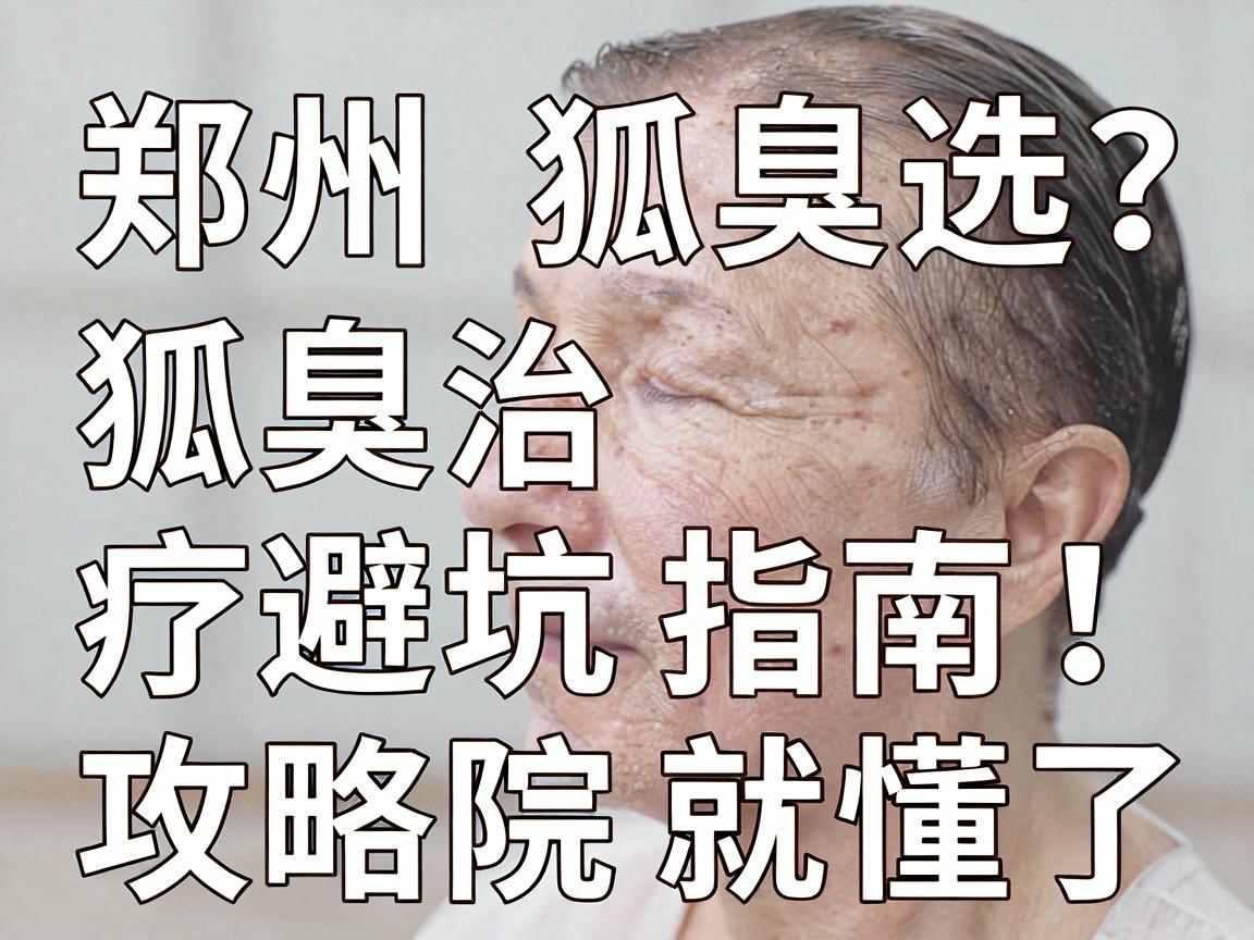 郑州狐臭医院怎么选？狐臭治疗避坑指南，看完这篇狐臭医院攻略就懂了