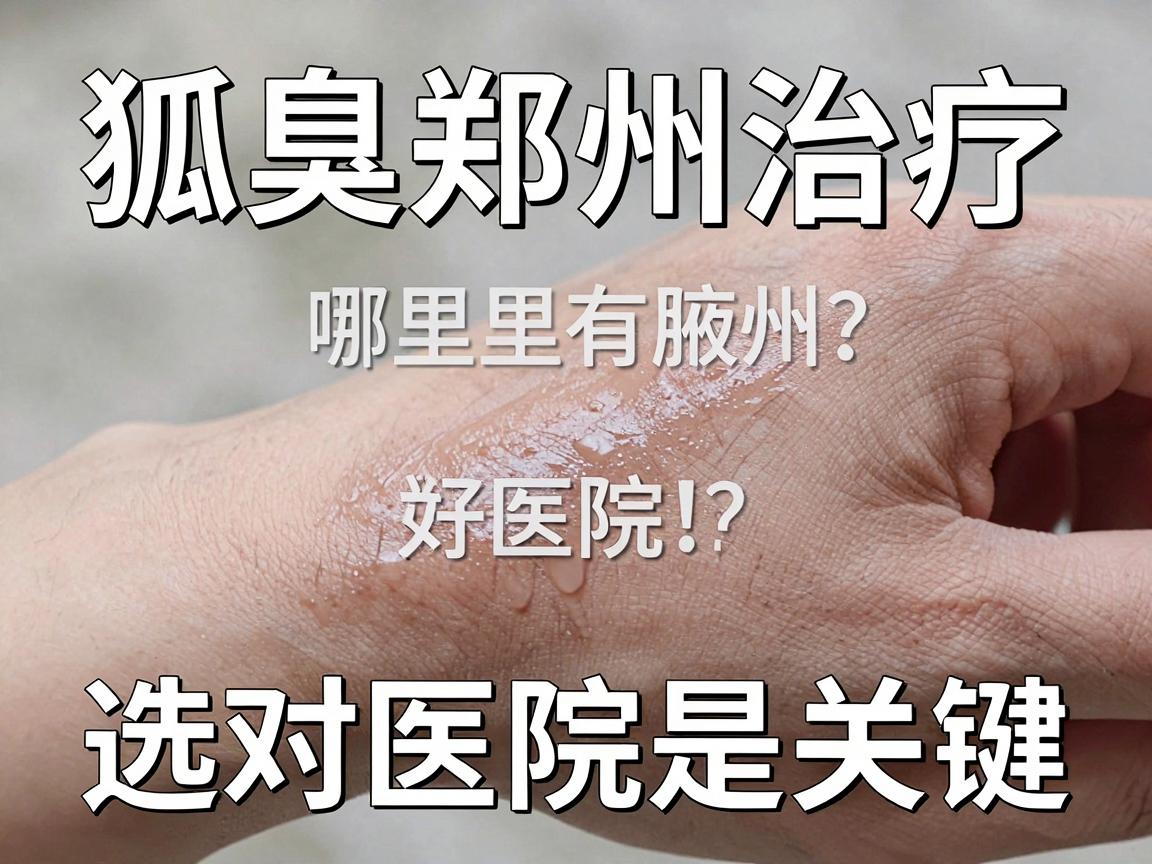 狐臭郑州哪里有好医院？揭秘狐臭郑州治疗，选对医院是关键