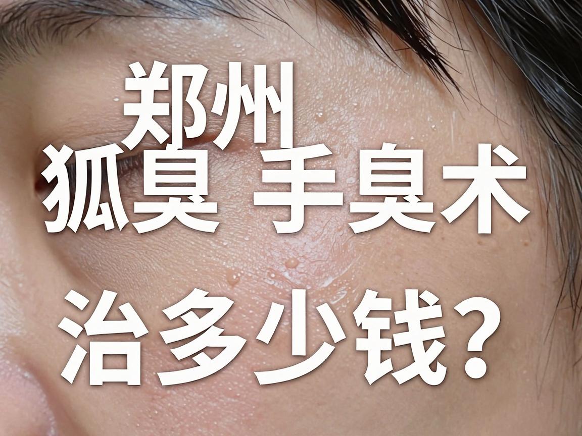 郑州狐臭手术治多少钱？详细解析狐臭手术费用与治疗选择