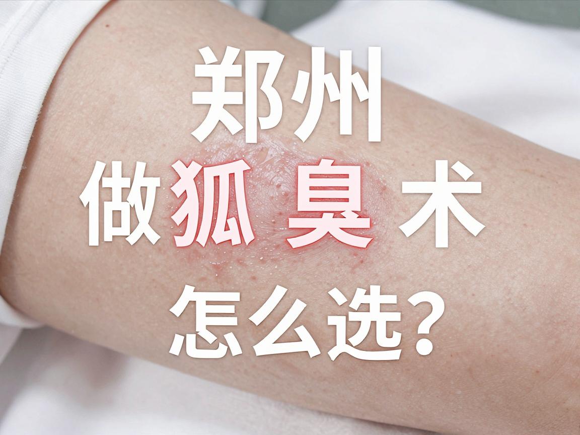 郑州做狐臭手术怎么选？揭秘哪家医院更靠谱、更专业