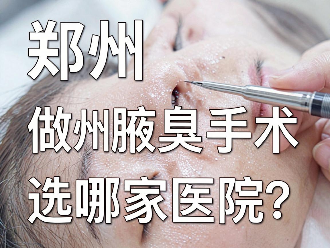 郑州做腋臭手术选哪家医院？郑州腋臭手术医院深度对比