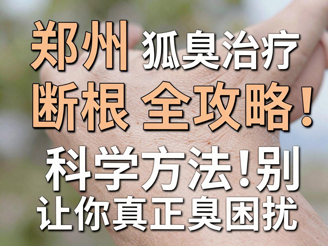 郑州狐臭治疗断根全攻略，科学方法让你真正告别狐臭困扰