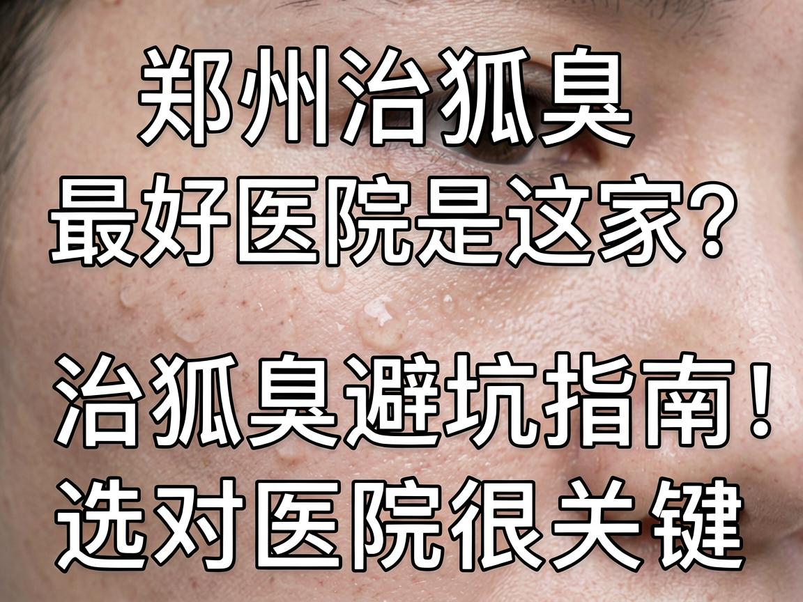 郑州治狐臭最好医院是这家？治狐臭避坑指南，选对医院很关键