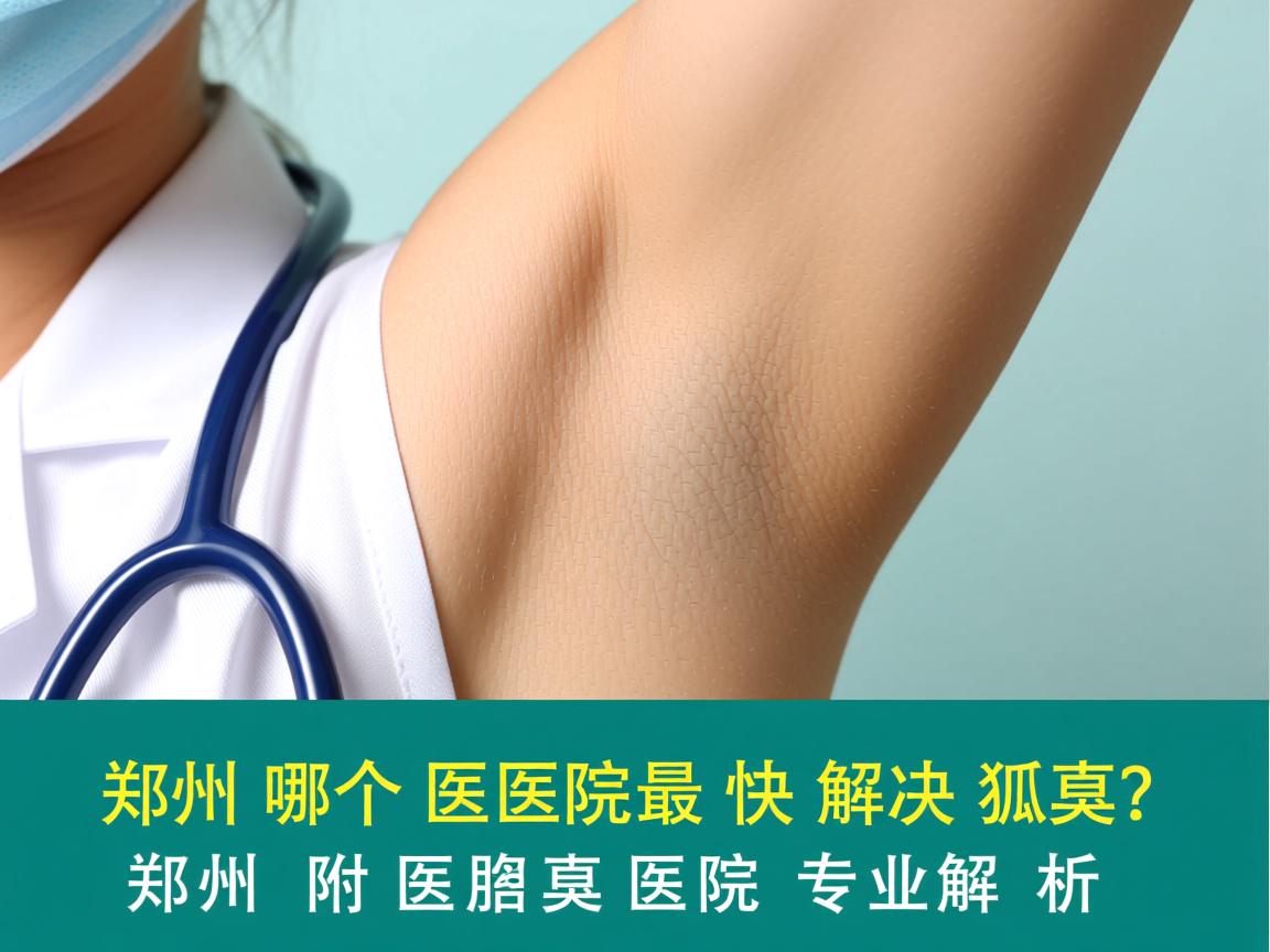 郑州哪个医院最快解决狐臭？郑州附医腋臭医院专业解析