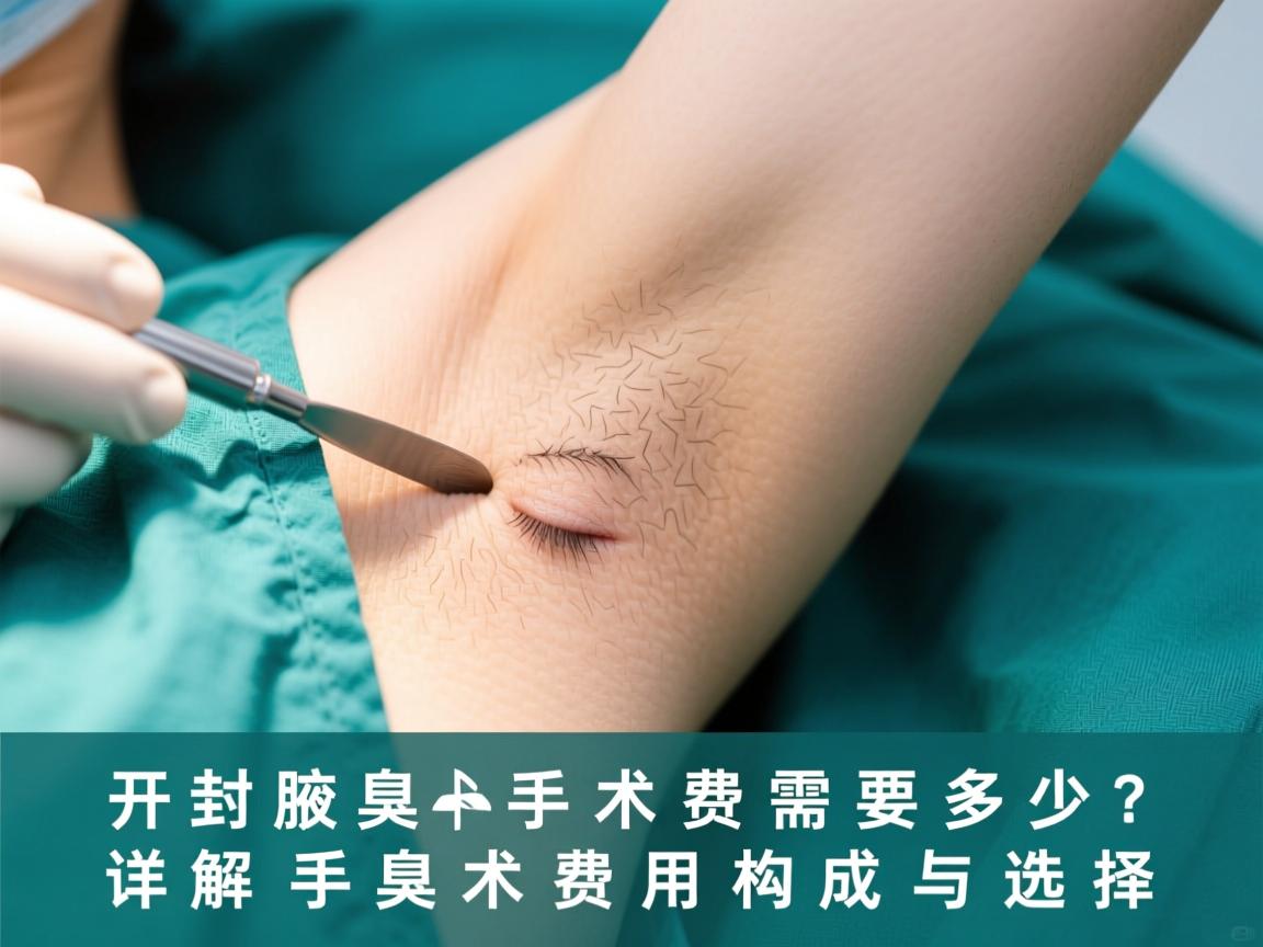 开封腋臭手术费需要多少?详解腋臭手术费用构成与选择 开封腋臭手术费需要多少?详解腋臭手术费用构成与选择