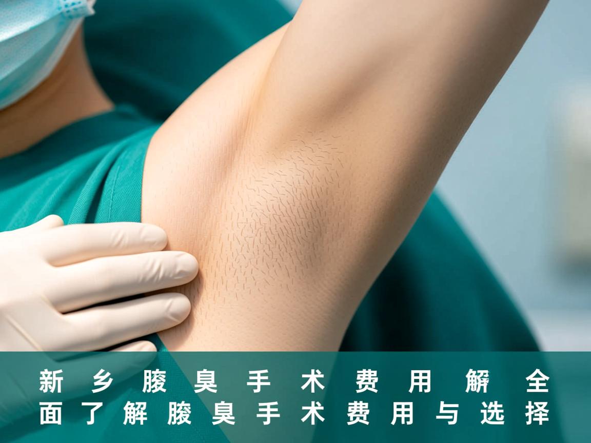 新乡腋臭手术费用解析，全面了解腋臭手术费用与选择