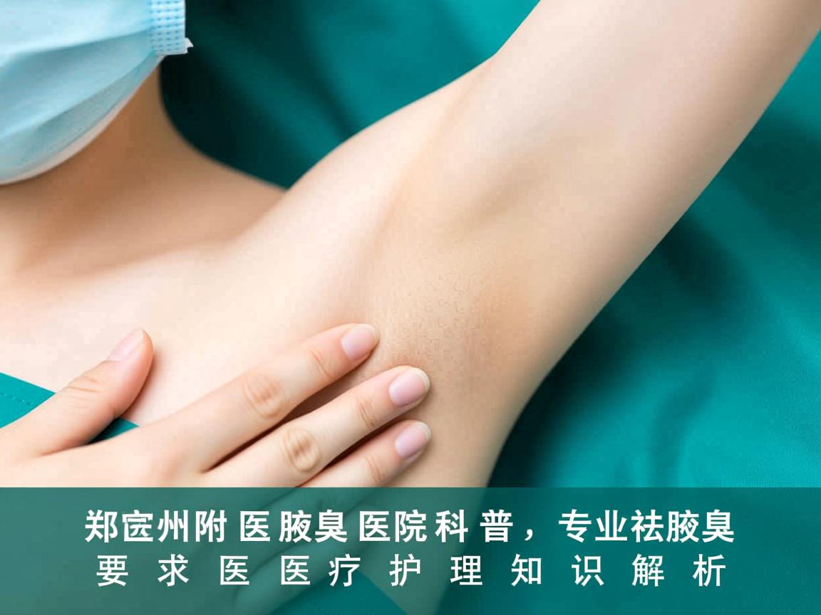 郑州附医腋臭医院科普,专业祛腋臭的医疗护理知识解析 郑州附医腋臭医院科普,专业祛腋臭的医疗护理知识解析