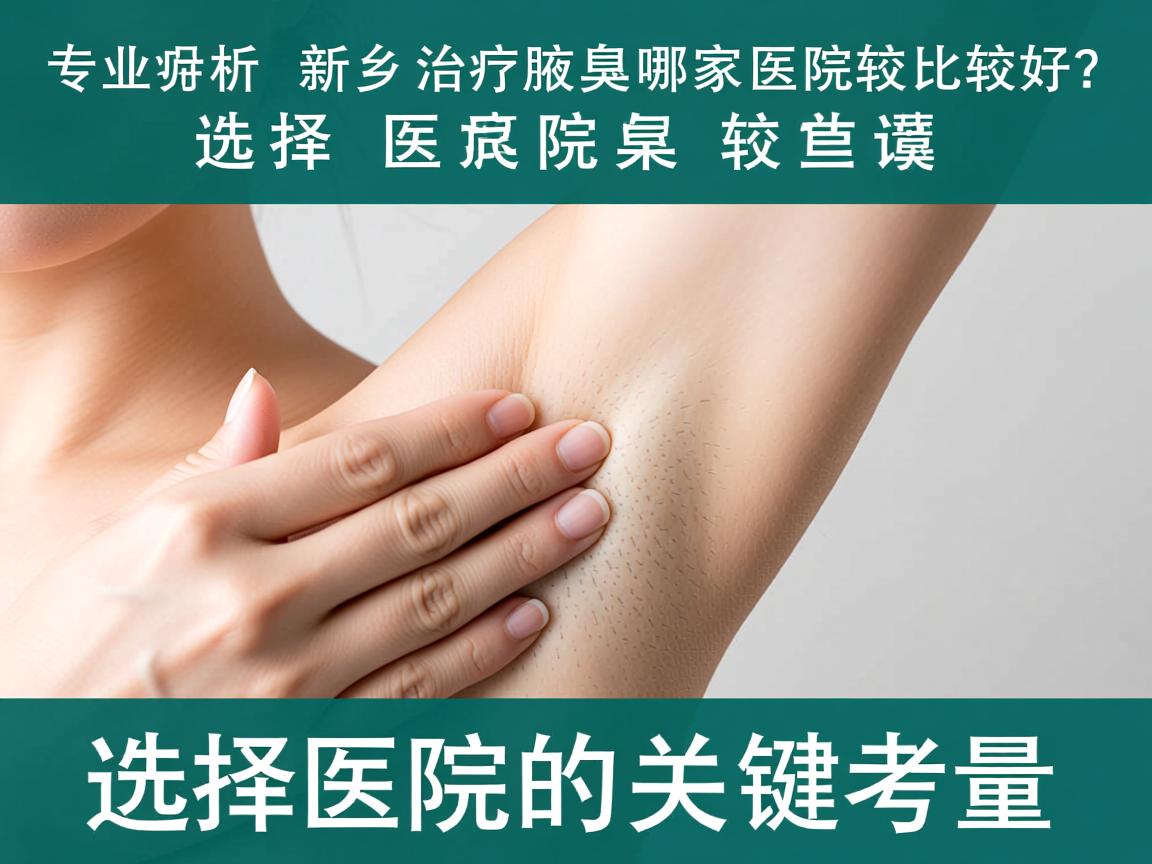 专业解析,新乡治疗腋臭哪家医院比较好?选择医院的关键考量 专业解析,新乡治疗腋臭哪家医院比较好?选择医院的关键考量