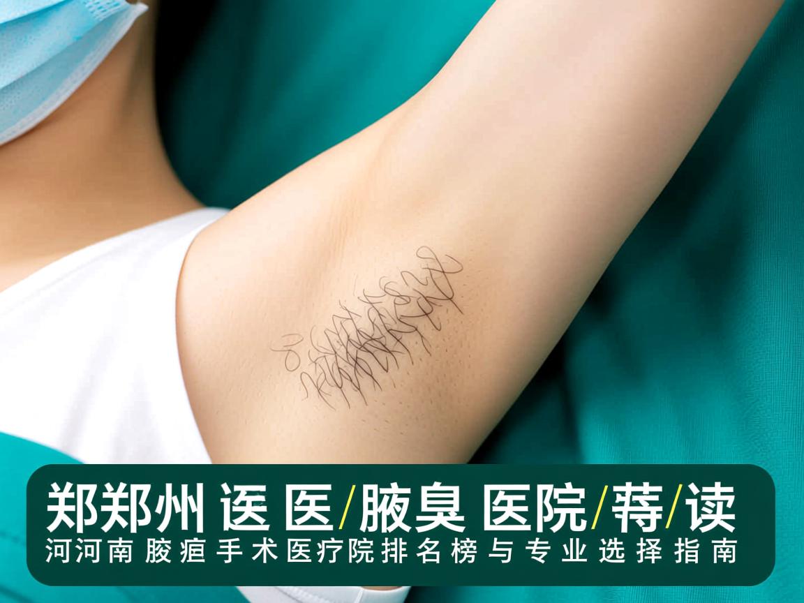 郑州附医腋臭医院解读,河南腋臭手术医院排名榜与专业选择指南 郑州附医腋臭医院解读,河南腋臭手术医院排名榜与专业选择指南