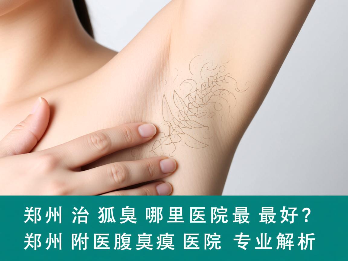 郑州治狐臭哪里医院最好？郑州附医腋臭医院专业解析
