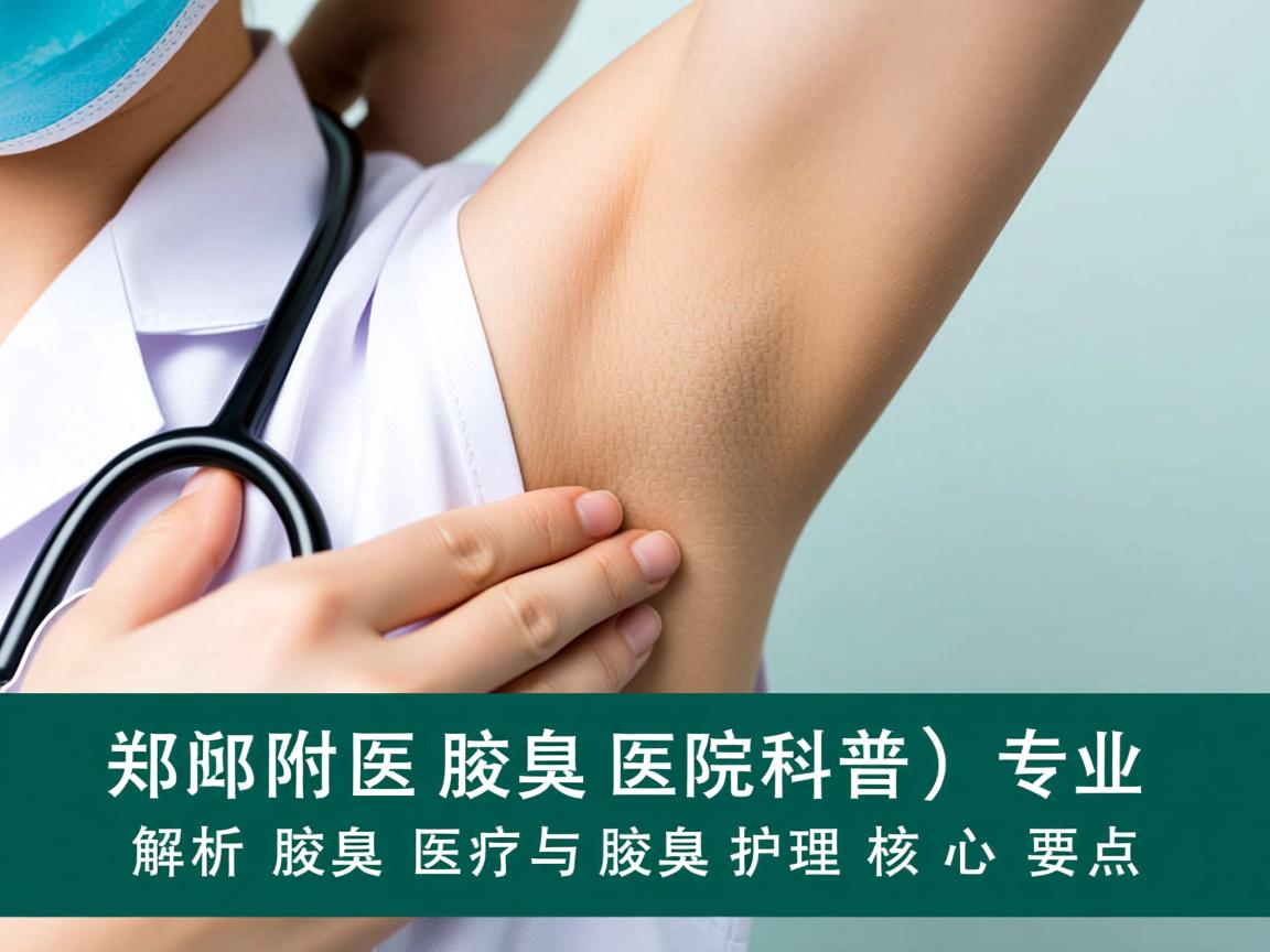 郑州附医腋臭医院科普，专业解析腋臭医疗与腋臭护理核心要点