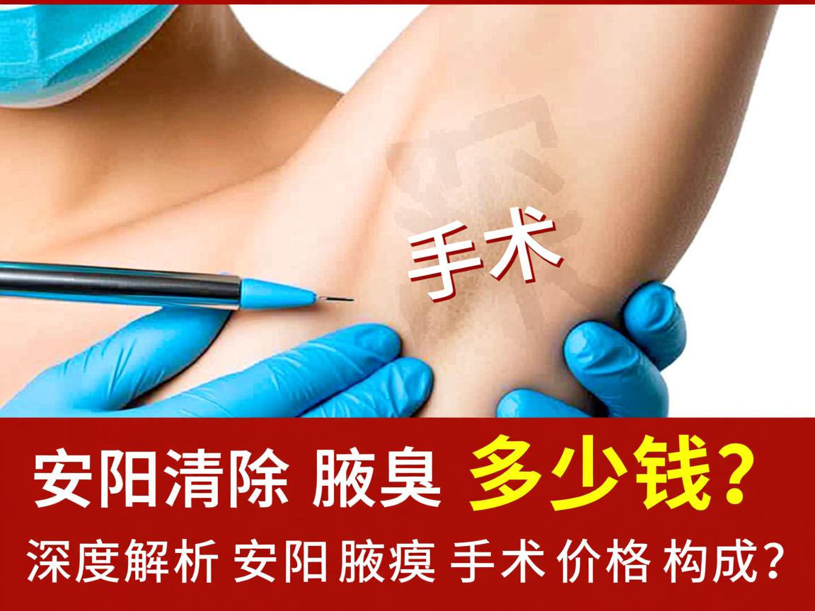 安阳清除腋臭手术多少钱？深度解析安阳腋臭手术价格构成