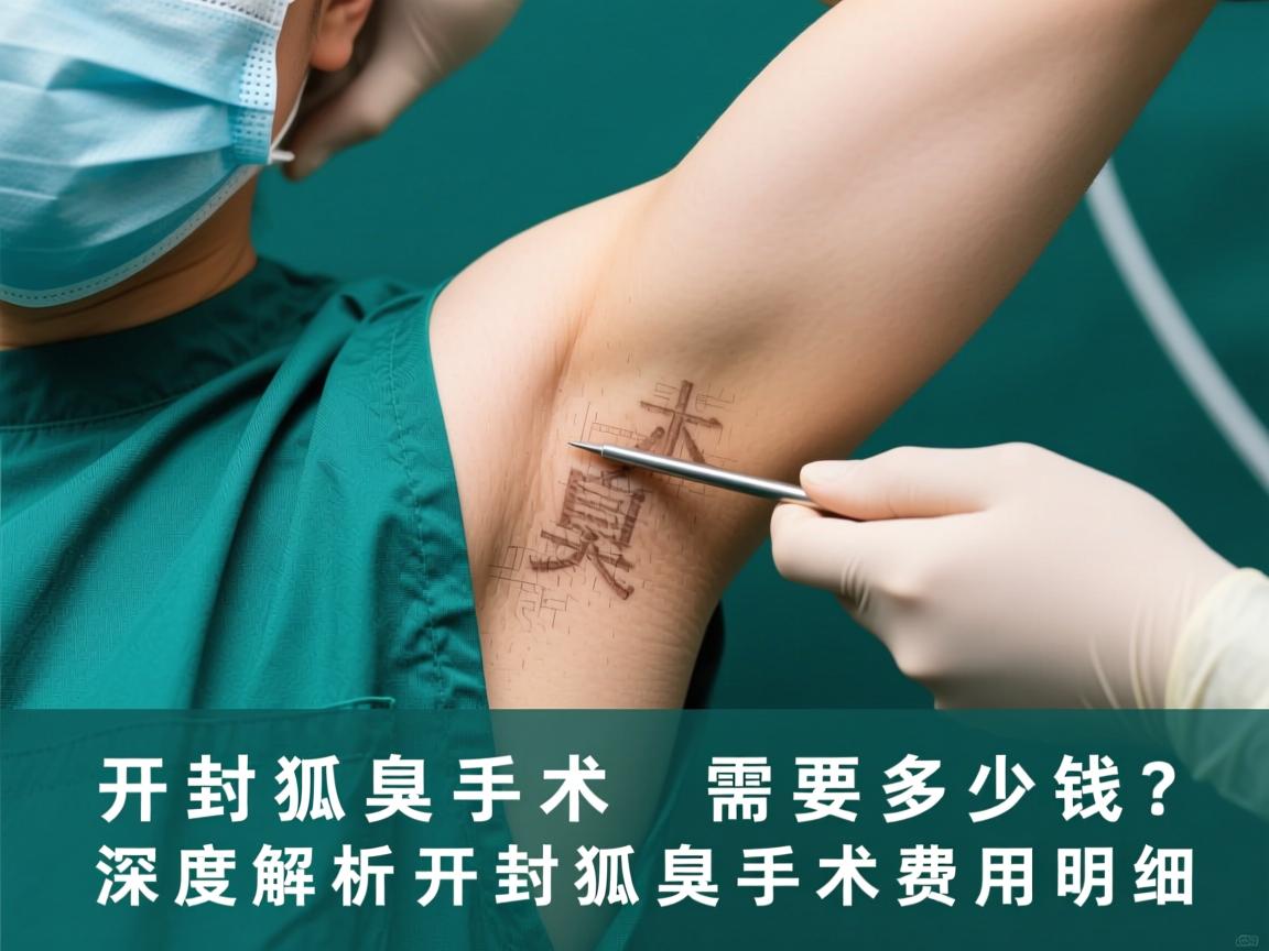 开封狐臭手术需要多少钱？深度解析开封狐臭手术费用明细