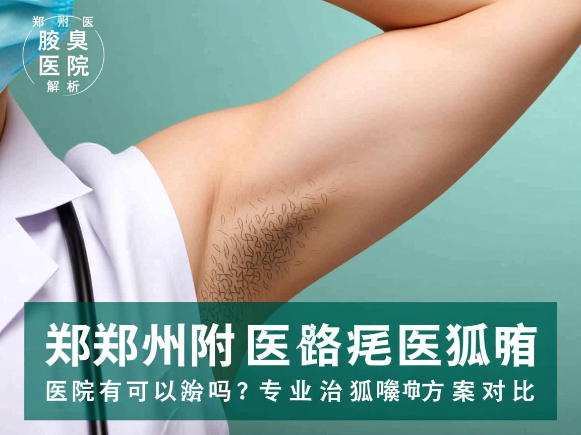 郑州附医腋臭医院解析，郑州医院有可以治狐臭的吗？专业治狐臭方案对比
