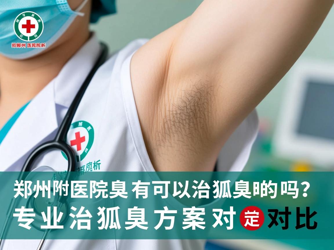 郑州附医腋臭医院解析，郑州医院有可以治狐臭的吗？专业治狐臭方案对比