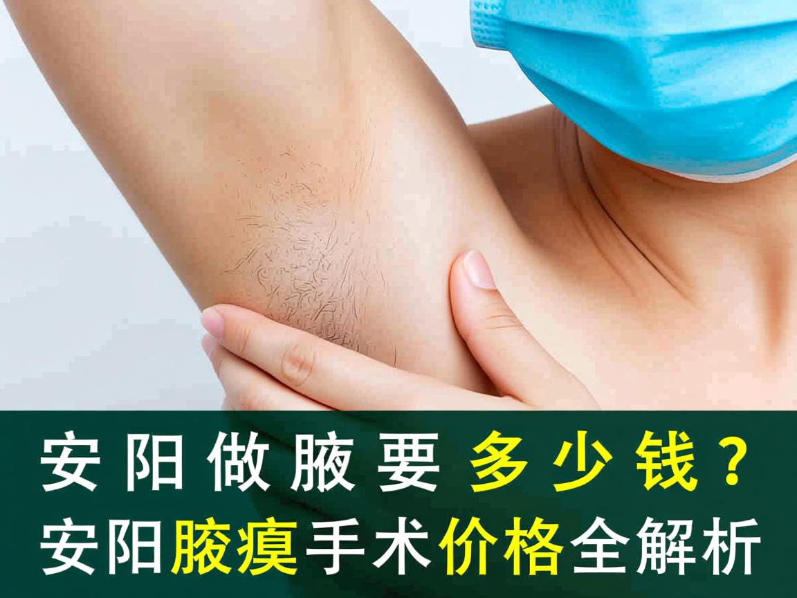 安阳做腋臭要多少钱？安阳腋臭手术价格全解析