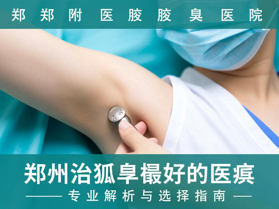郑州附医腋臭医院，郑州治狐臭最好的医院专业解析与选择指南