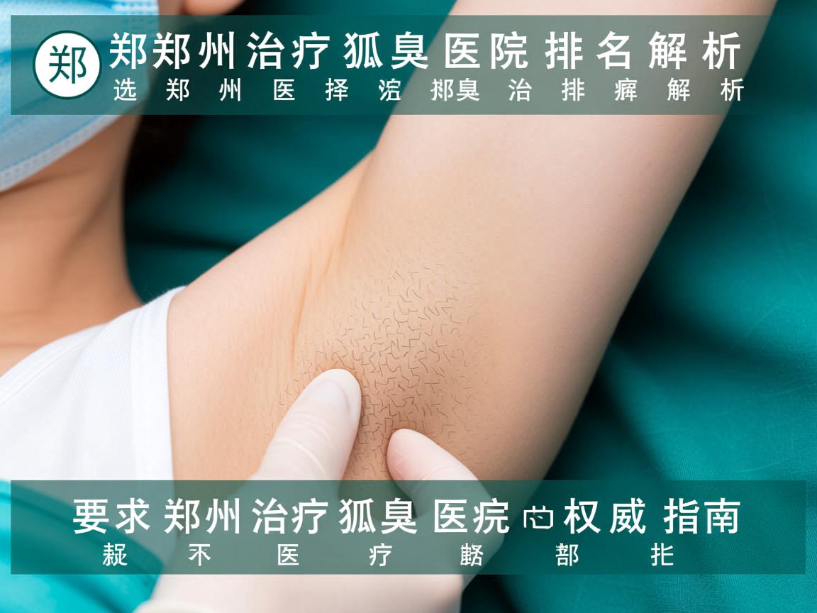 郑州治疗狐臭医院排名解析，选择郑州治疗狐臭医院的权威指南