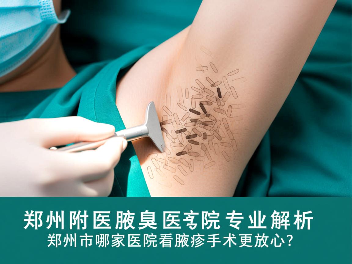 郑州附医腋臭医院专业解析，郑州市哪家医院看腋臭手术更放心？