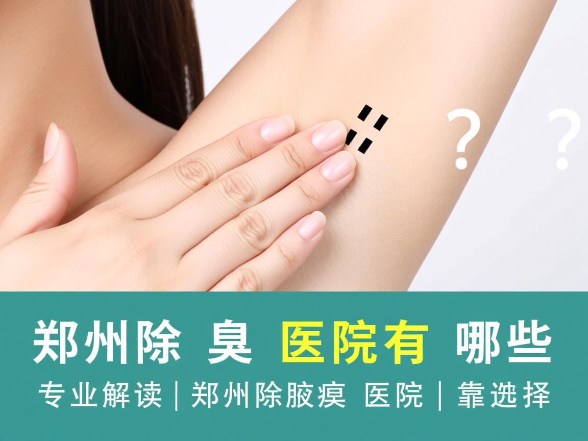 郑州除腋臭医院有哪些？专业解读郑州除腋臭医院的靠谱选择