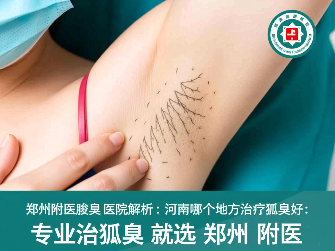 郑州附医腋臭医院解析，河南哪个地方治疗狐臭好，专业治狐臭就选郑州附医
