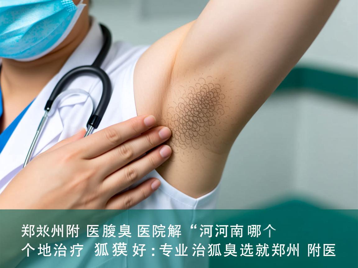 郑州附医腋臭医院解析，河南哪个地方治疗狐臭好，专业治狐臭就选郑州附医