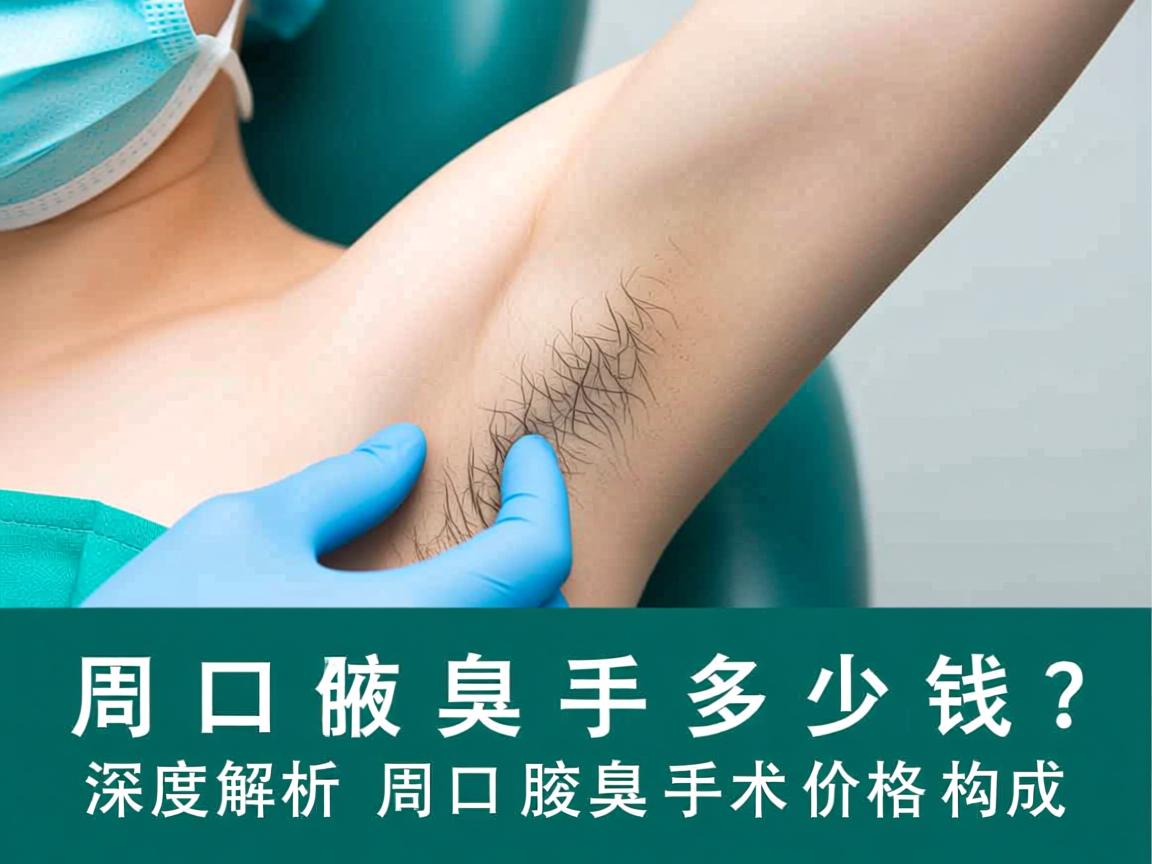 周口做腋臭手术多少钱？深度解析周口腋臭手术价格构成