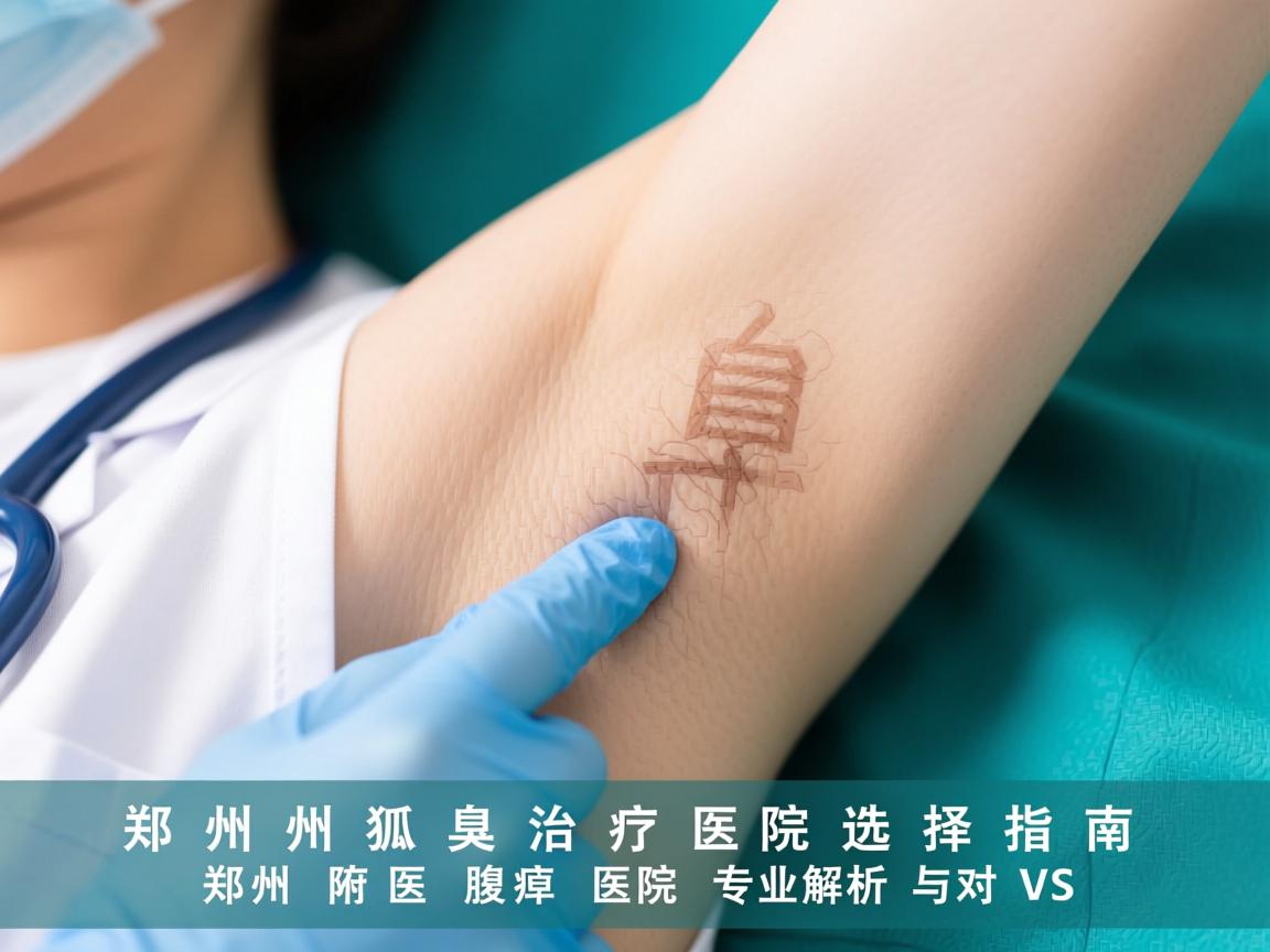 郑州狐臭治疗医院选择指南，郑州附医腋臭医院专业解析与对比