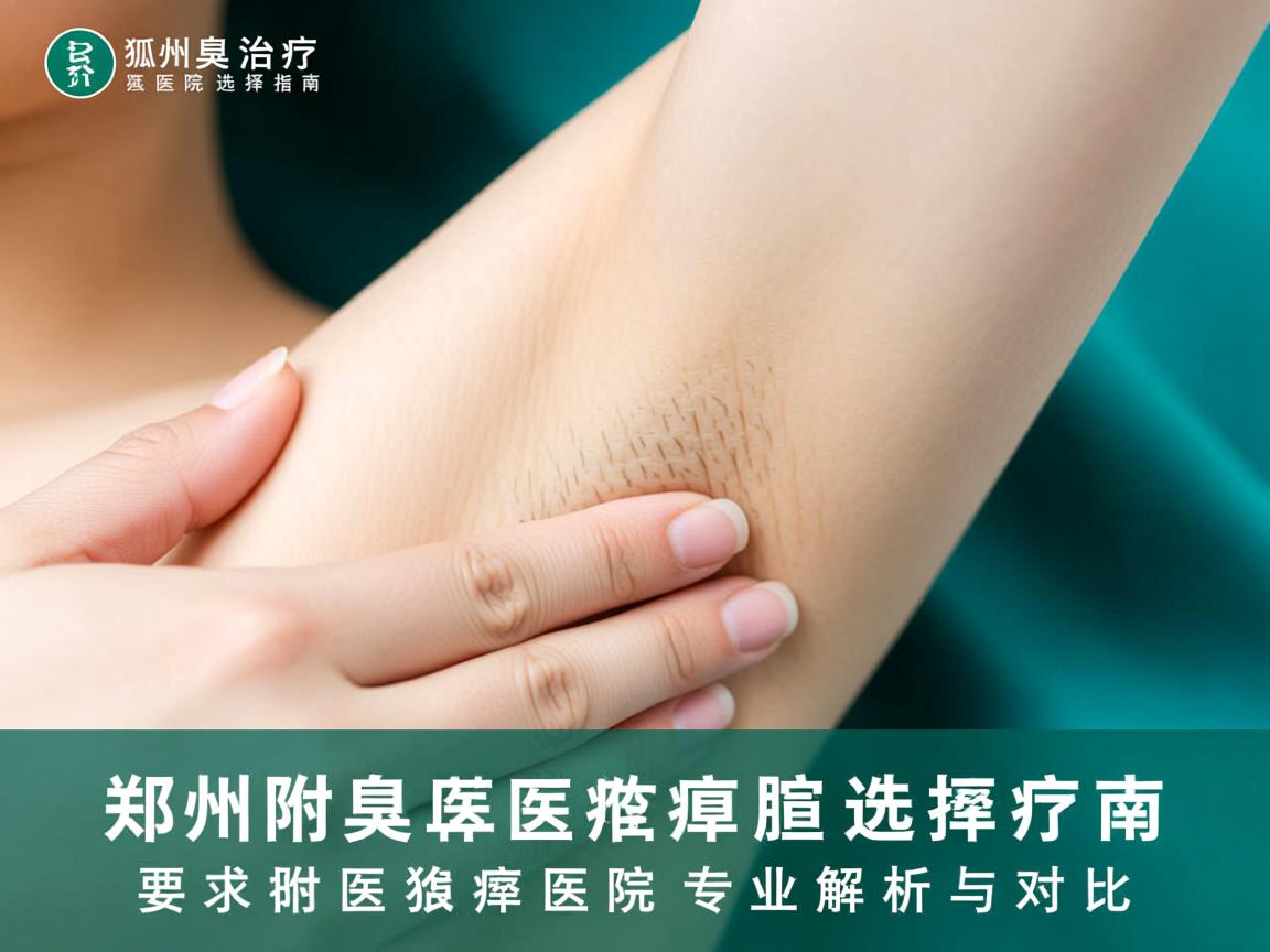 郑州狐臭治疗医院选择指南，郑州附医腋臭医院专业解析与对比