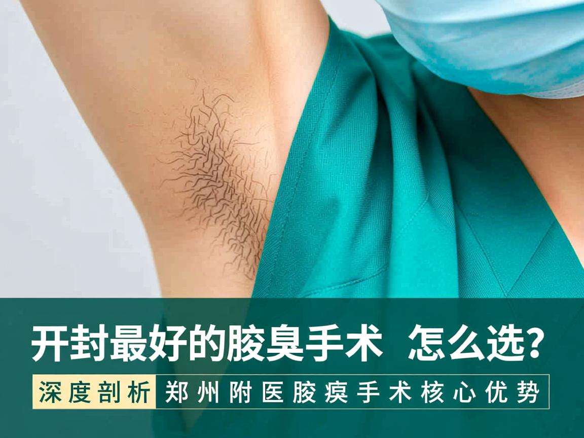 开封最好的腋臭手术怎么选?深度剖析郑州附医腋臭手术核心优势 开封最好的腋臭手术怎么选?深度剖析郑州附医腋臭手术核心优势