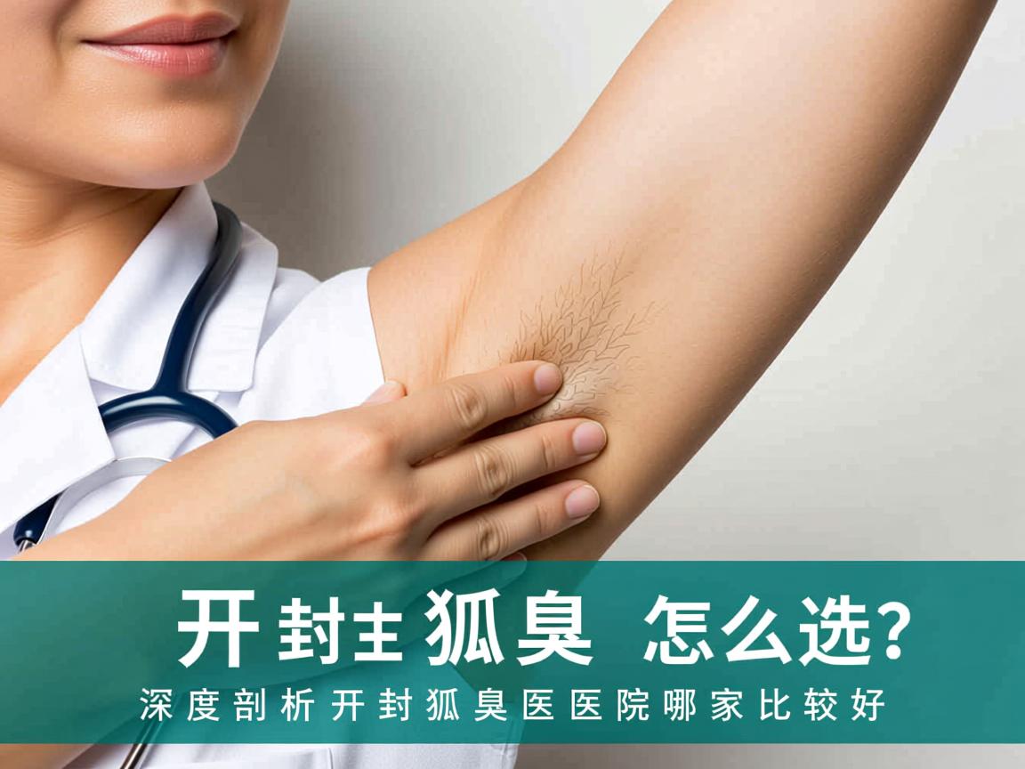 开封狐臭怎么选？深度剖析开封狐臭医院哪家比较好
